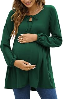 Camiseta de maternidad para mujer, manga larga, para embarazo, maternidad