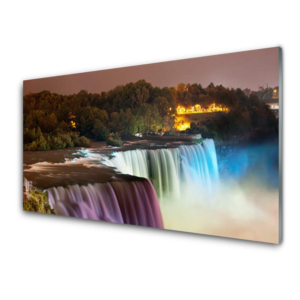Tableau Déco Mural Moderne Tulup en Verre Acrylique Haute Brillance