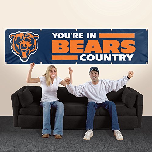 Party Animal Chicago Bears 20 cm x 2 cm baner NFL