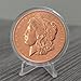 Morgan Dollar Design 1 oz Pure .999 Copper Round Collectible Coin in Capsule