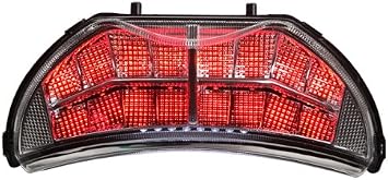 Integrated Sequential LED Tail Lights Clear Lens fits Honda CBR-600 F4 1999-2000 / CBR-600 F4i 2004-2006
