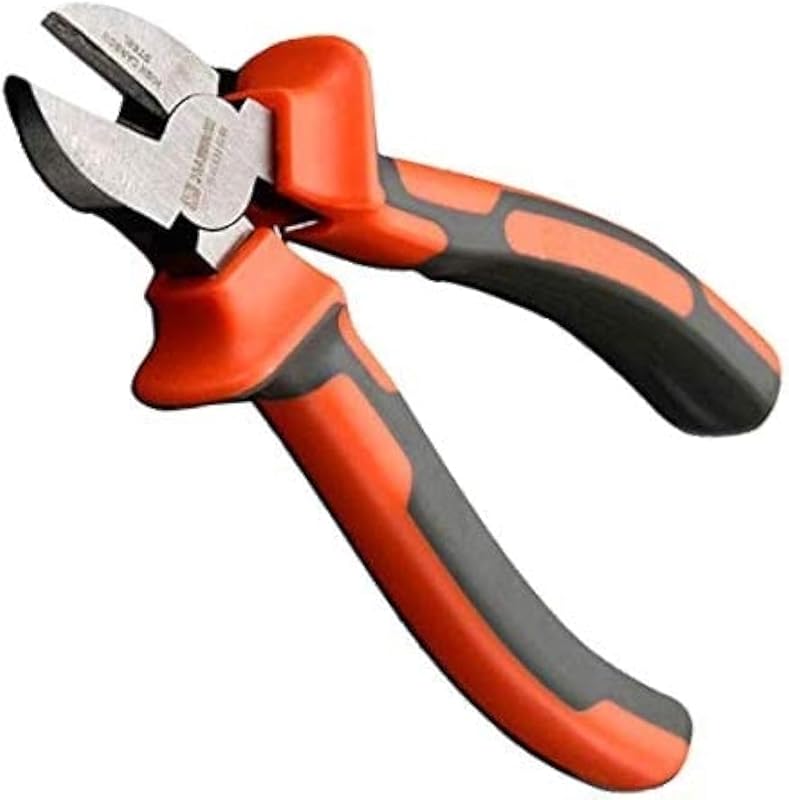 Harden Pro Wire Cutters Diagonal Pliers 6” - Heavy Duty Side Flush Cutters for Wire, Zip Ties, Crafting, Electrical Wire - Fine Carbon Steel - Spring Loaded Ergo Grip Handle (1)