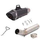 Slip On Motorcycle Exhaust Escape Link Pipe...