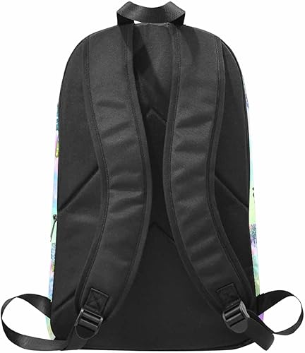 Miniatura 3 de Mochilas escolares unisex casuales personalizadas, mochila de corazón y unicornio, bolsas de bebé personalizadas para mamá, Multi07, talla única ,