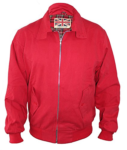 Skytex Uk - Blouson Harrington Classique/retro/mod/scooter - (xl, Rouge)