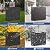AKEfit 4ft Firewood Racks Cover,Heavy Duty Waterproof Outdoor Logs Holder Stand Cover with Velcro-Black