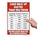 SmartSign â€œCars Heat Up Faster Than You Think, Do Not Leave Your Pet in A Parked Vehicleâ€ Sign | 10