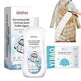 Detersivo per Piumino, Piumino per Bucato Pulisce, Detergente Speciale per Piumini, Coperte, Sacchi a Pelo e Cuscini, Detersivo Delicato per Freschezza e Volume