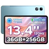 DOOGEE U13 Pro Tablet Android 16, Tablet 13 Pollici 120Hz FHD+, 36GB RAM+256GB ROM, 11000mAh, UNISOC T7300 Octa-Core 2.2GHz Tablets, Caméra 13MP+8MP, Gemini AI/Widevine L1/Face ID,/GPS/FM/Audio 3,5mm