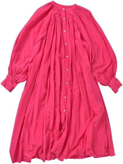 Amazon Co Jp ハウス オブ ロータス House Of Lotus コットンシルクローンピースダイワンピース M ピンク 01 516 M Pink 服 ファッション小物