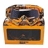  AMOYER Motocross Profesional Casco Gafas de MTB Downhill Bicicleta Gafas Disponible Casco de la Moto de los anteojos
