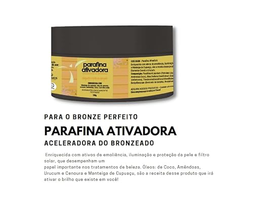 PARAFINA ATIVADORA DE BRONZEADO 140G - Dokmos