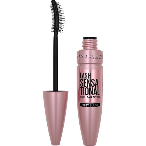 Maybelline Lash Sensational Washable Mascara, Very Black, 0.32 Fl Oz. (Packaging May Vary)