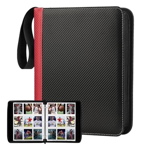 Album per carte da collezione, album con 9 scomparti, 50 pagine per organizzatore di carte, fino a 900 carte, raccoglitore per carte in PU, adatto per carte MTG, carte da collezione di calcio e sport