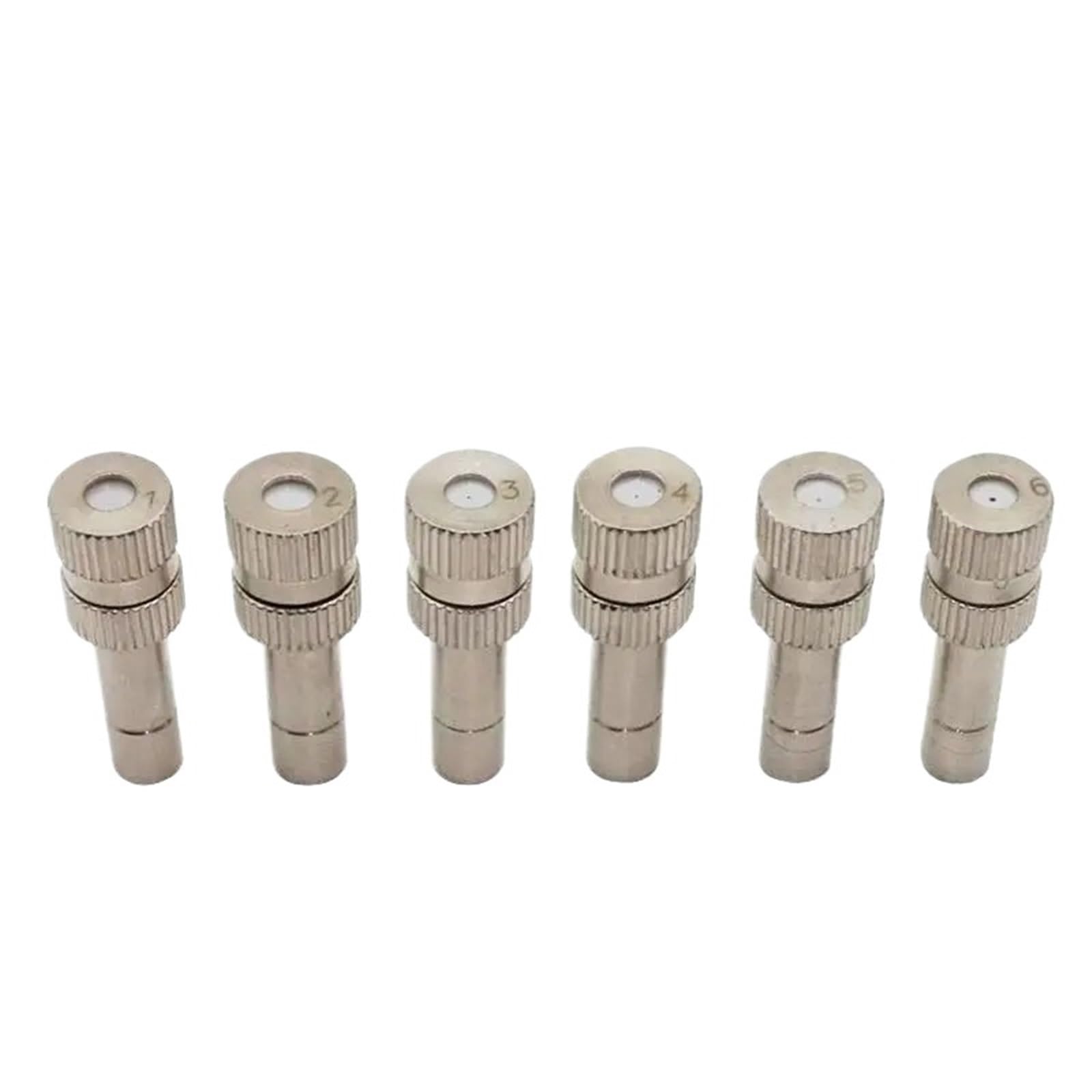 Ugelli in ottone a montaggio rapido da 6 mm. Spruzzatore con blocco antiscivolo