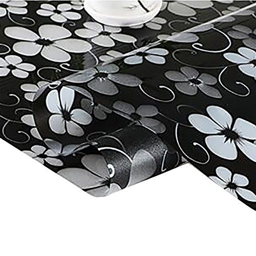 Nappe en PVC ronde anti-échauffement pour table de restaurant et salon