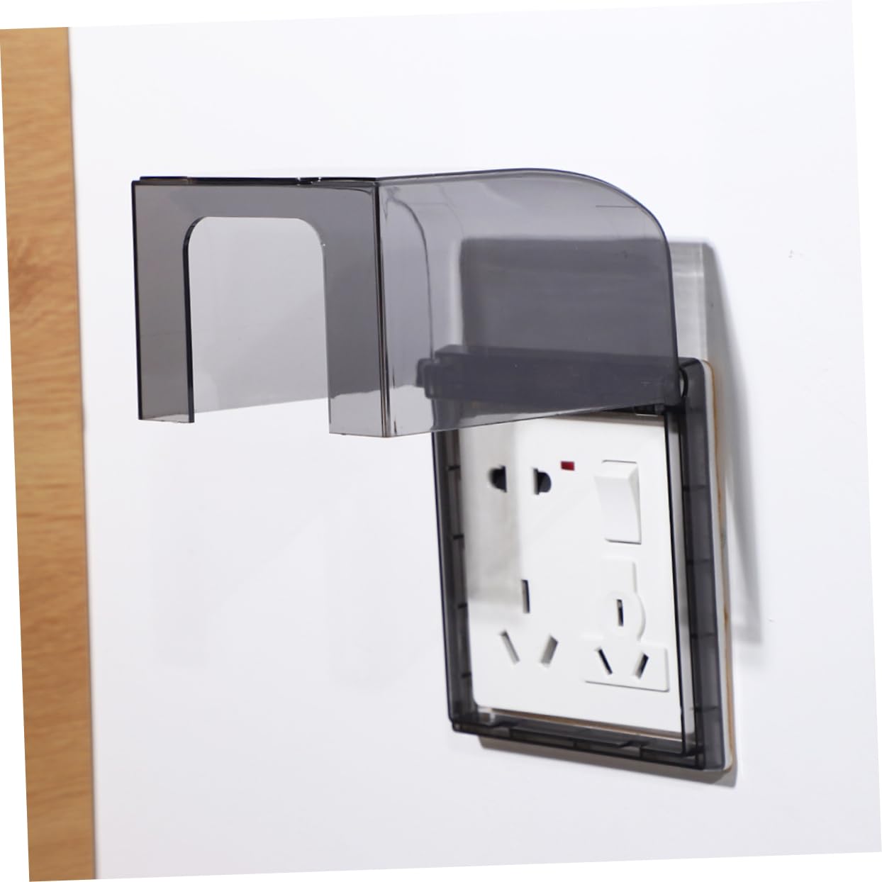 HOMSFOU 8pezzi Coperchio Per Prese Elettriche Da Protezione Adesiva Per Ambienti Umidi Facile Da Pulire e Riutilizzabile Adatto Per Bagni e Cucine