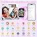 Smartwatch Kinder mit GPS und Telefon, 4G Smartwatch Uhr für Mädchen und Junge mit Voice Chat, SOS, Spiele Spiel Wecker Schrittzähler Schulmodus , Smart Watch für kids Geschenke 4-16 Jahre, Lila