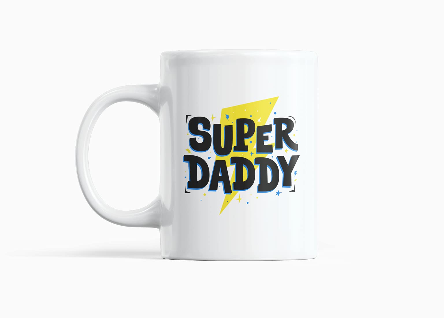SUPER DADDY - 11 oz Coffee White Mug / Father's Day Gift / Gift for Dad