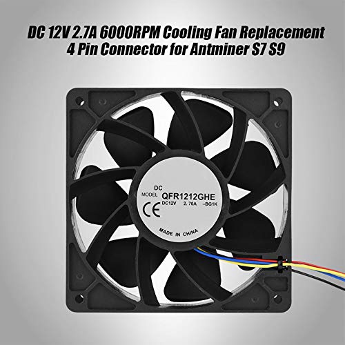 Ventilador Antminer S7 S9 evita sobrecalentamiento con rodamientos de precisión y 4 pines 2