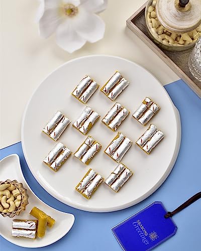 Image of House Of Treats Sweets Gifts Sweets Gift Pack Of 4 Kaju Katli MilkCake Anjeer Chakkar KesarRoll Sweet Gift Box