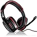Produktbild CSL - 7.1 USB Gaming Headset inkl. externer Soundkarte - Virtual 7.1 Surround Sound - PC Komfort Gamingheadset- Kabelfernbedienung - schwarz rot