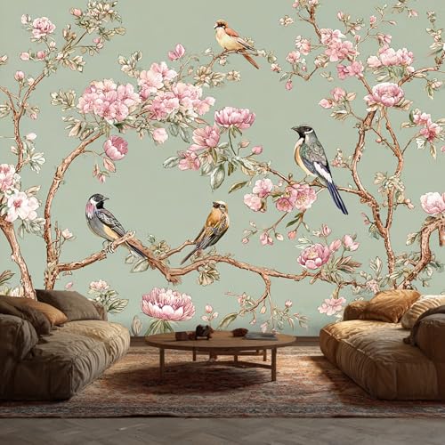 Papier Peint Intissé Fleurs Masquez les Défauts du Mur 300x210 - 3
