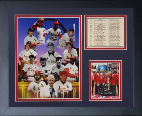 Cadre Photo St. Louis Cardinals Numéros Retirés Édition Collector
