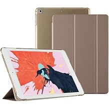 Case for iPad 10.2 Inch 9th/8th/7th Generation 2021/2020/2019 Models, Magnetic Protective Case, Siamese Trifold Stand, Gold