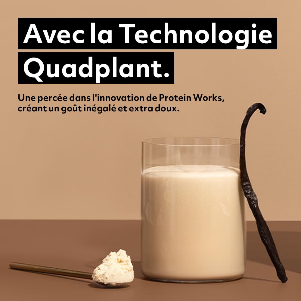 THE PROTEIN WORKS - Vegan Wondershake | Shake Protéiné Vegan | 21g Protéines | Super Doux, Goût Étonnant | Banane Onctueuse | 30 Portions