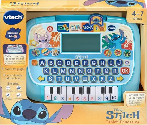 Miniatura 5 de VTech - Tablet Educativa de Stitch, Juguetes Electrónicos Niños +4 Años