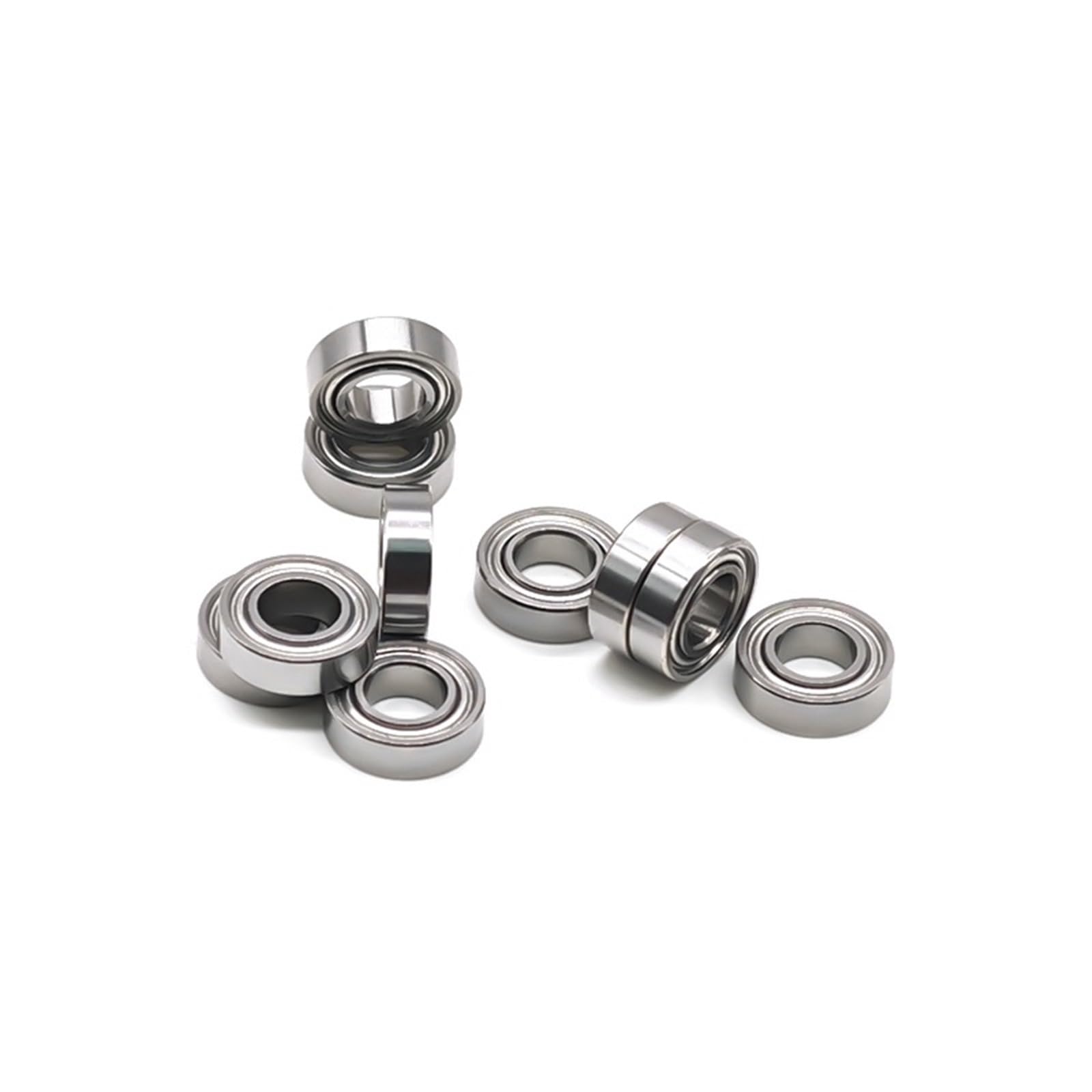 Rodamientos de bolas de ranura profunda de acero inoxidable SMR105ZZW3 de 5 x 10 x 3 mm (10 unidades)