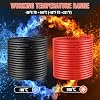 Cable 4 Gauge 20Ft Negro + 20Ft Rojo Cobre Puro | Cable de Batería 4 Gauge para Auto, Marino, Solar, Kit Completo con Terminales 4 AWG, Diseño Flexible 8
