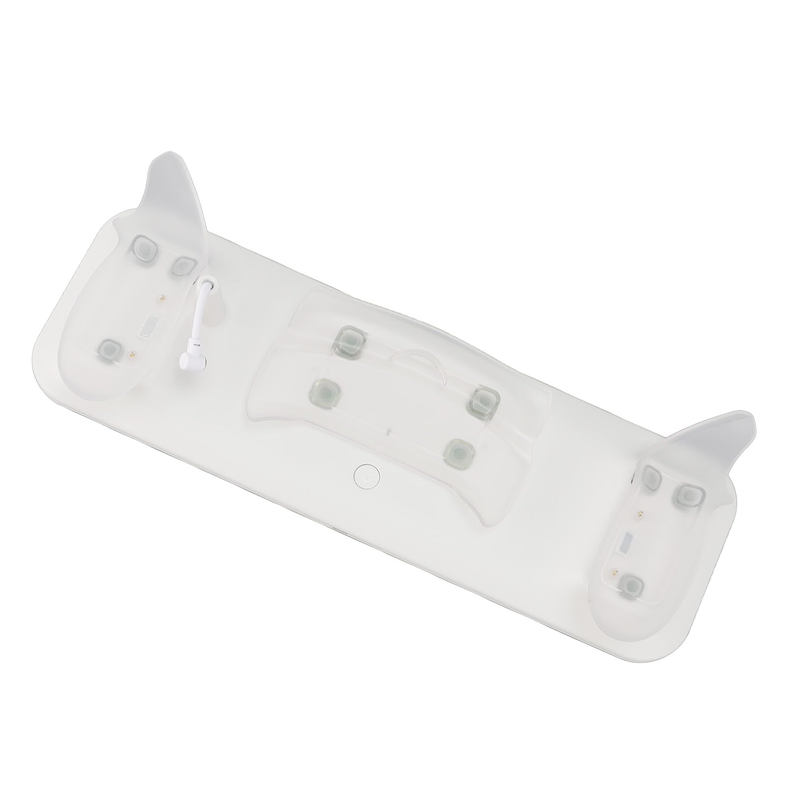 Asixxsix Dock di Ricarica per Visori VR, Caricabatterie per Controller VR con Durata Prolungata della Batteria Dal Design Magnetico, Stazione di Ricarica con Illuminazione RGB e Materiale ABS per