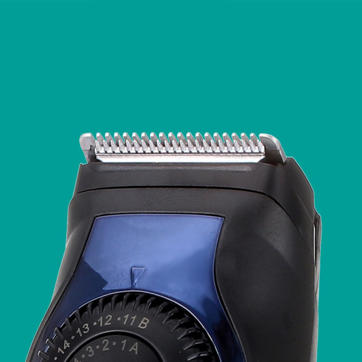 HEMOTON Cortapelos Eléctrico Usb, Recortador de Barba Compacto Azul