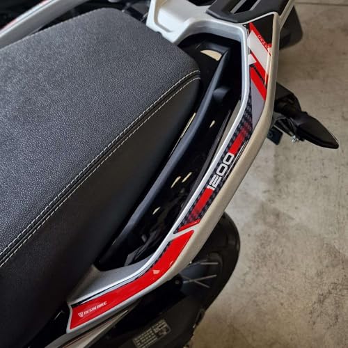 Autocollant Moto Morini X-Cape 1200 évite les rayures de poignée avec cette protection résinée 3D