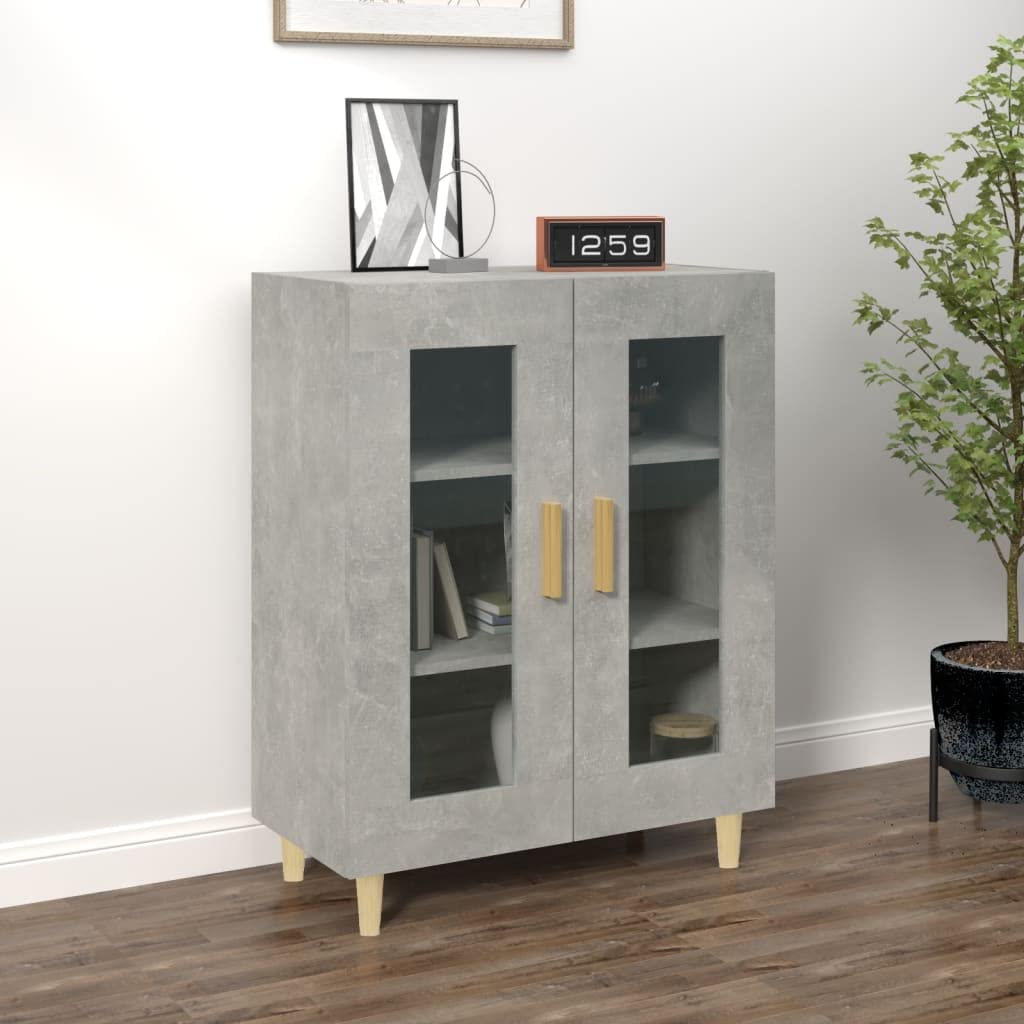 Mobilio Soggiorno In Legno Grigio Cemento: Resistente, Spazioso E Facile Da Pulire!