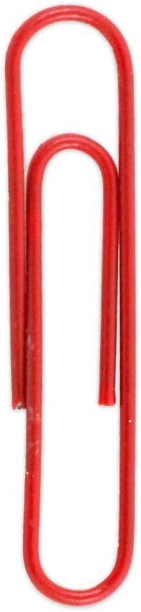 JAM PAPER Office Clip Assortment - Red - (1) Binder Clips (1) Round Paper Cloops and (2) Paper Clips (Regular & Jumbo) - 4/Pack