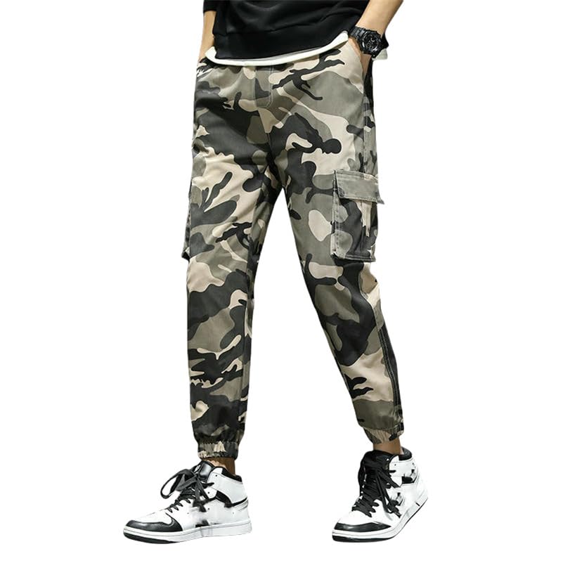 Pantalon cargo en coton polyvalent de qualité supérieure