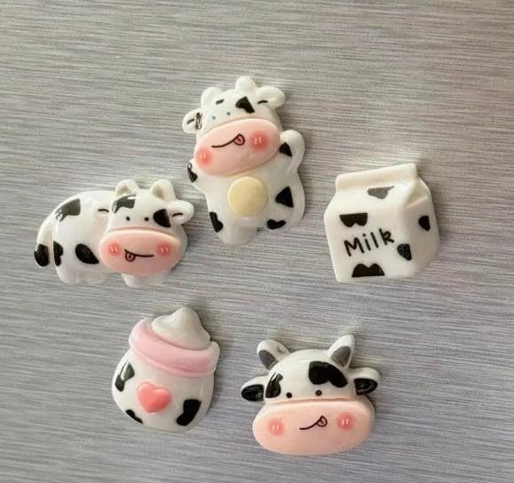 5 imanes de resina 3D para refrigerador miniatura 1