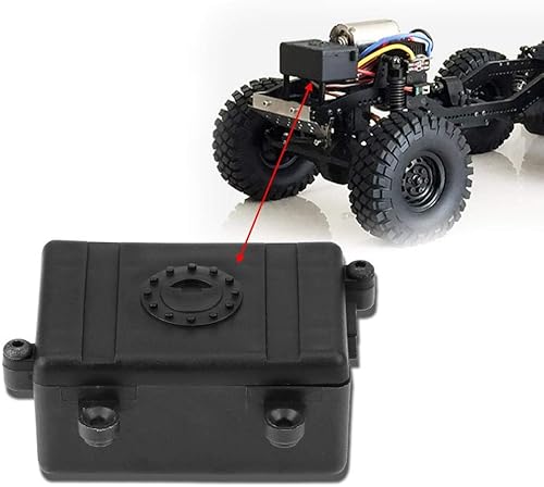 Miniatura 4 de Caja receptora RC, 1/10 RC Crawler Radio ESC Receptor Caja Accesorio para SCX10 90027 SCX10 II 90046 D90