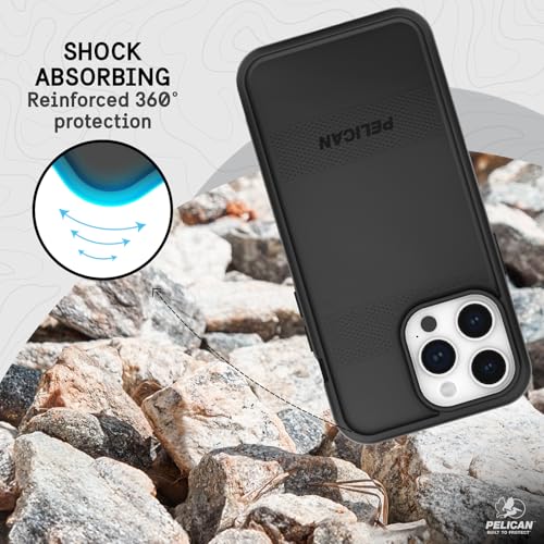 Pelican Protector iPhone 15 Pro Max Case - Rugged MagSafe Phone Case -Black - image 8