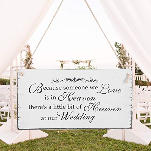 Wooden Hanging Wall Signs, Wooden Wedding Plaques Wood Sign with Rope Decorative Hanging Sign for Door, #511 - Image 4