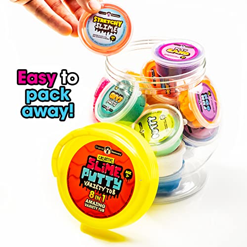 Original Stationery Creative Slime Putty Variety Tub, Ultimate Premade Slime Kit with Cloud Slime, Fluffy Slime, Kids Clay, Putty for Kids and More