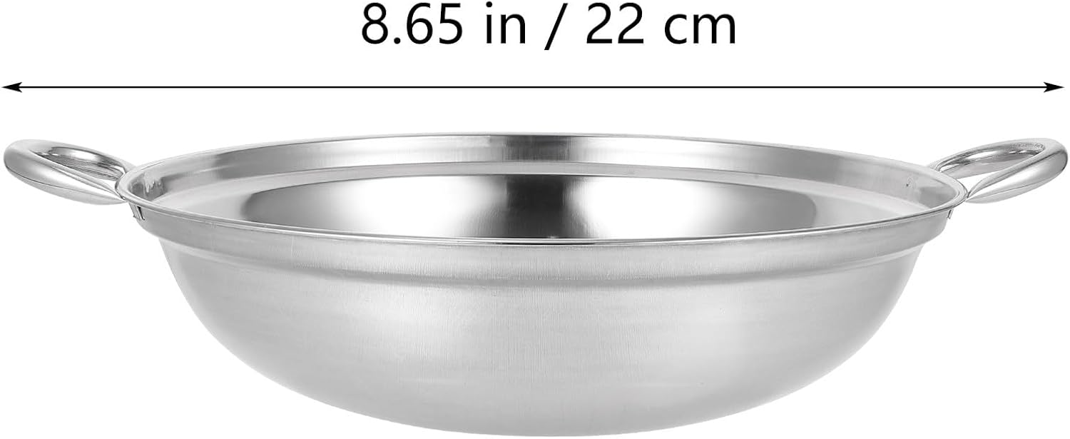 2pcs Stainless Steel Cooking Pot Handle Black Double Handles