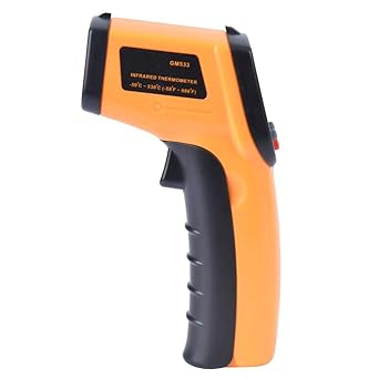 Amazon 赤外線温度計 50 530 赤外線放射温度計 ハンドヘルド 赤外線温度計 触れずに計れる 非接触温度計 可視カメラ 手持ち型 高精度 自己校正可能 温度テスター 赤外線放射温度計 デジタル温度計 工業用 キッチン用 人体体温計ではありません Gm533 産業