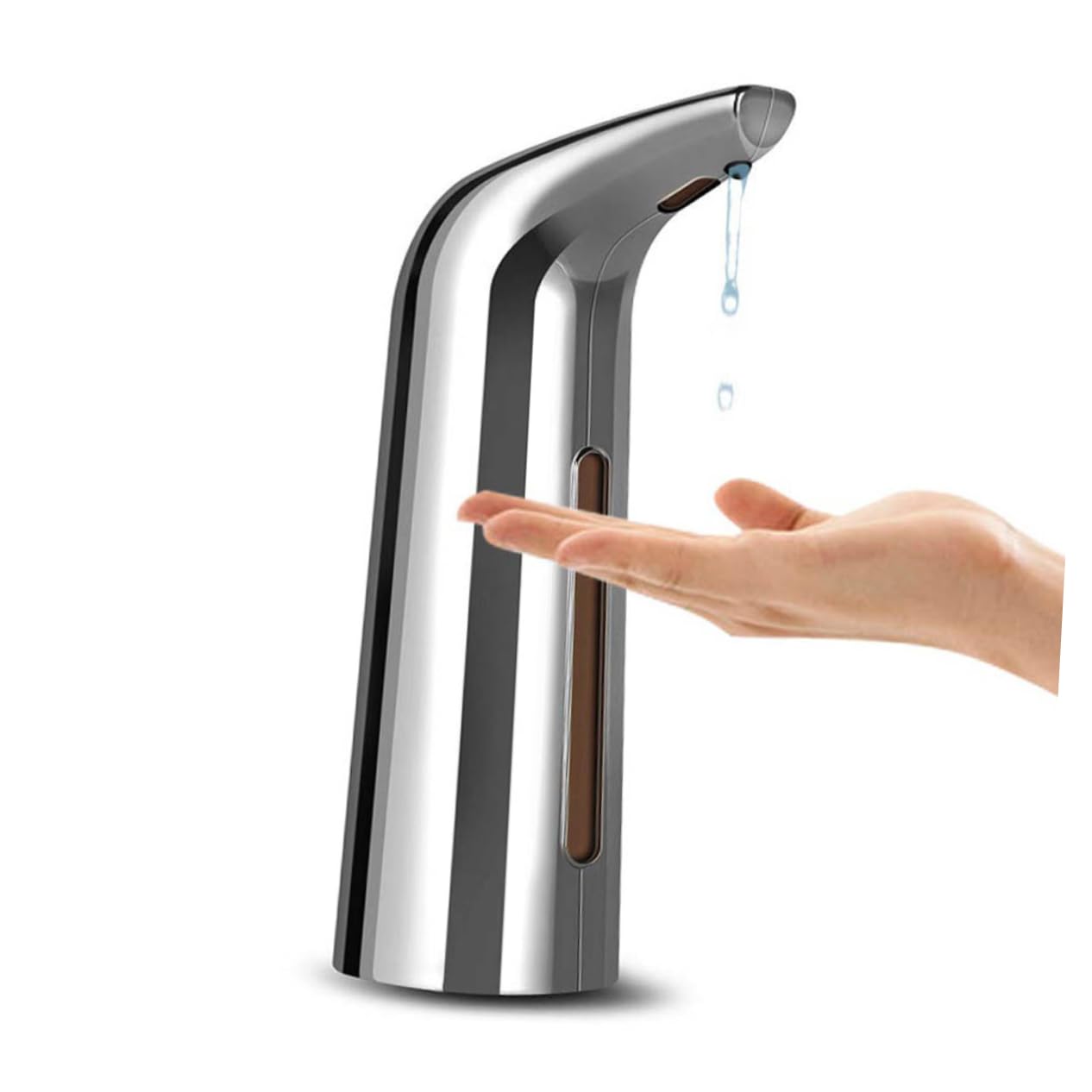 SOLUSTRE Automatic Soap Dispenser Touchless Sensor Liquid Soap Bottle for Kitchen Bathroom More No Battery Required Easy Operation Sanitary Design