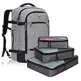 Hynes Eagle Travel Backpack 40L Flight Approved Carry on Backpack Men Large Cabin Weekender Laptop...