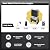 TOPENS DKC2000S Solar Sliding Gate Opener Chain Drive Automatic Gate Motor for Heavy Driveway Slide Gates Up to 4400 Pounds, Electric Gate Operator Battery Powered with Solar Panel Remote Control Kit