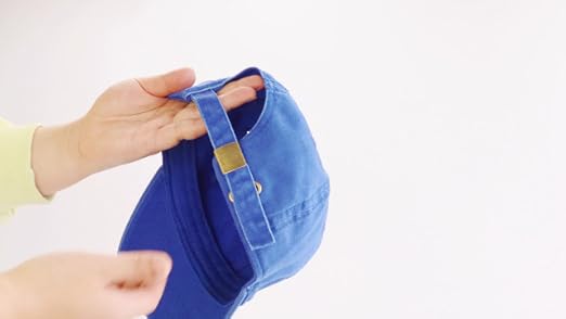 LANGZHEN Unisex Vintage Washed Distressed Cotton Adjustable